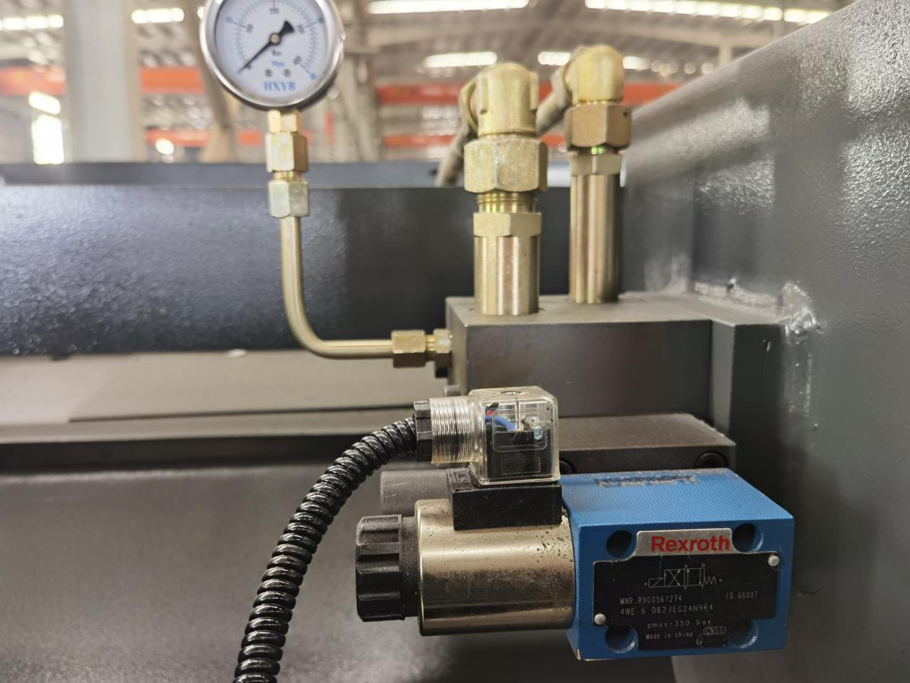 6x3200 mm rustfrit stålpladeskæremaskine, automatisk jernpladeklippemaskine