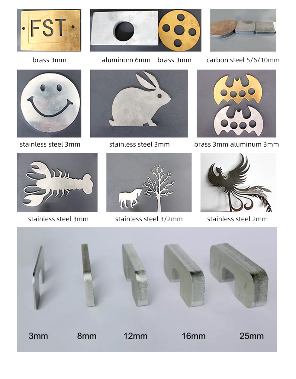Carbon Iron Aluminum Metal Stainless Steel Cnc Fiber Laser Cutting Machine Carbon Jern Aluminium Metal Rustfrit Stål Cnc Fiber Laser Skæremaskine