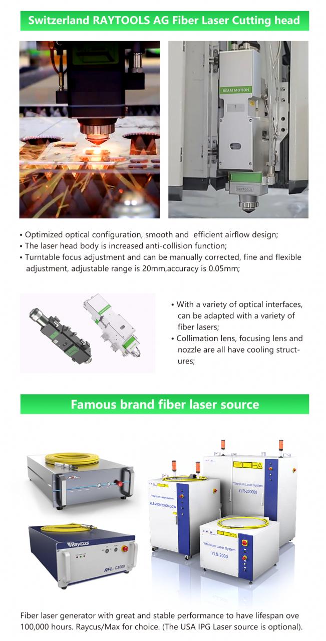 Carbon Iron Aluminum Metal Stainless Steel Cnc Fiber Laser Cutting Machine Carbon Jern Aluminium Metal Rustfrit Stål Cnc Fiber Laser Skæremaskine
