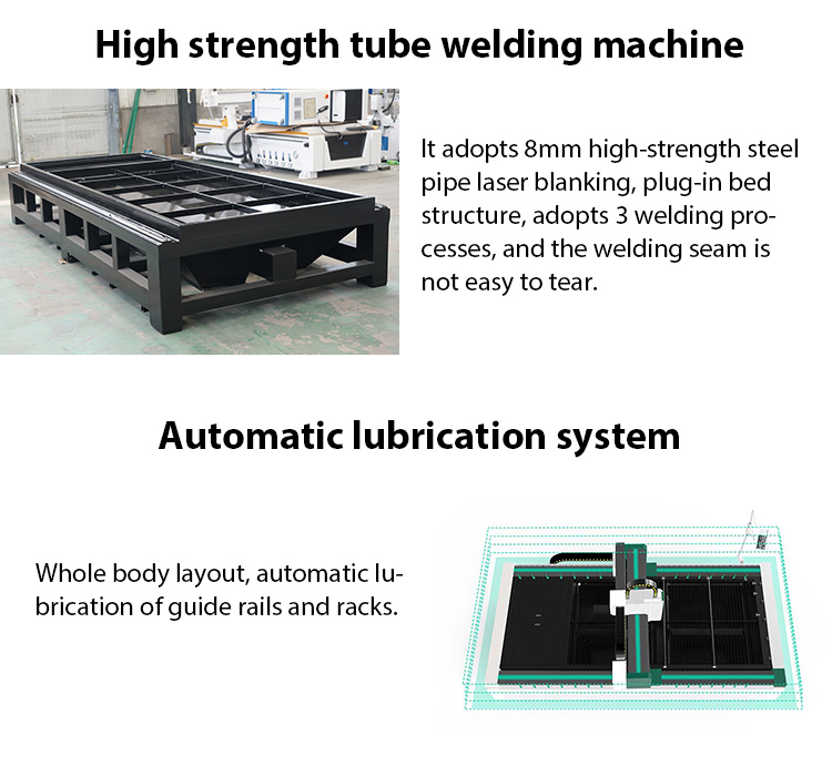 Cnc Dual-Use Sheet And Tube Pipe Tube Cutter Fiber Laser Cutting Machine For Metal Cnc Dual-Use plade- og rørrørsskærer Fiberlaserskæremaskine til metal