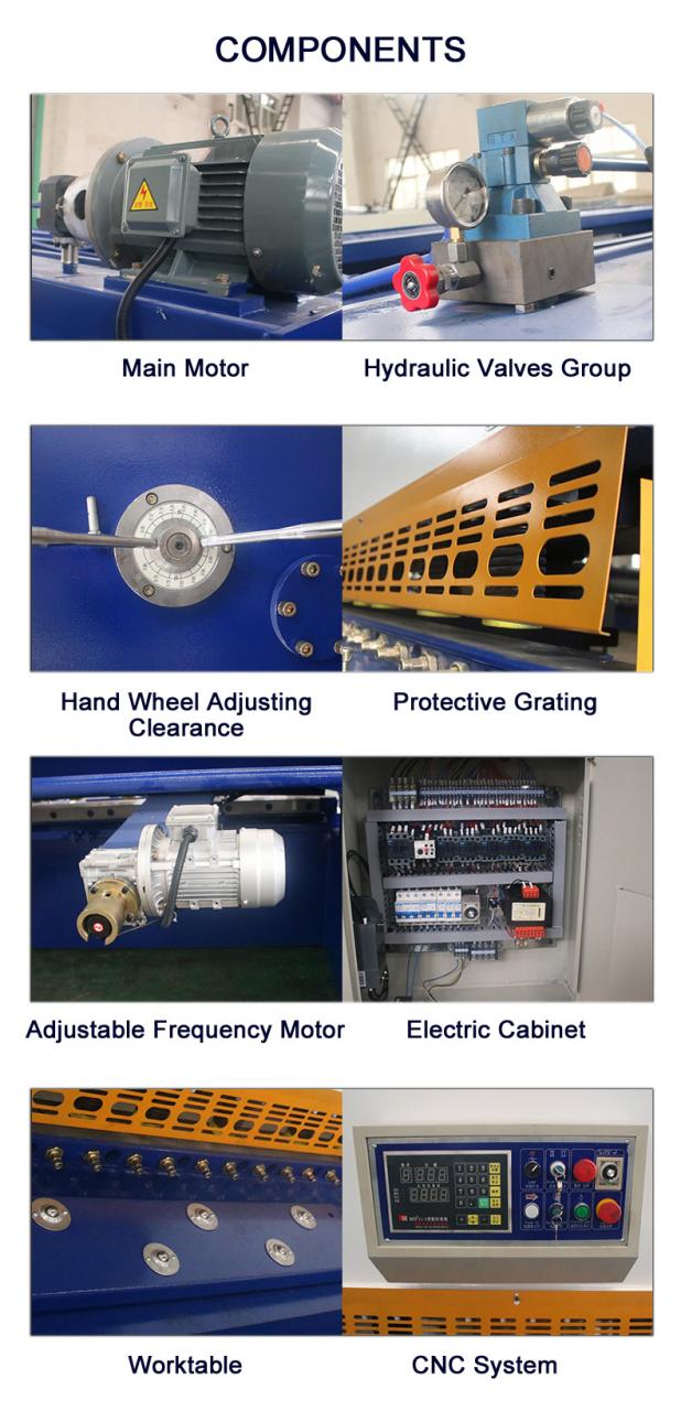 Cnc Nc Hydraulic Press Metal Guillotine Shear Machine For Carbon Stainless Steel Sheet Cnc Nc Hydraulic Press Metal Guillotine Shear Machine til kulstof rustfrit stålplade