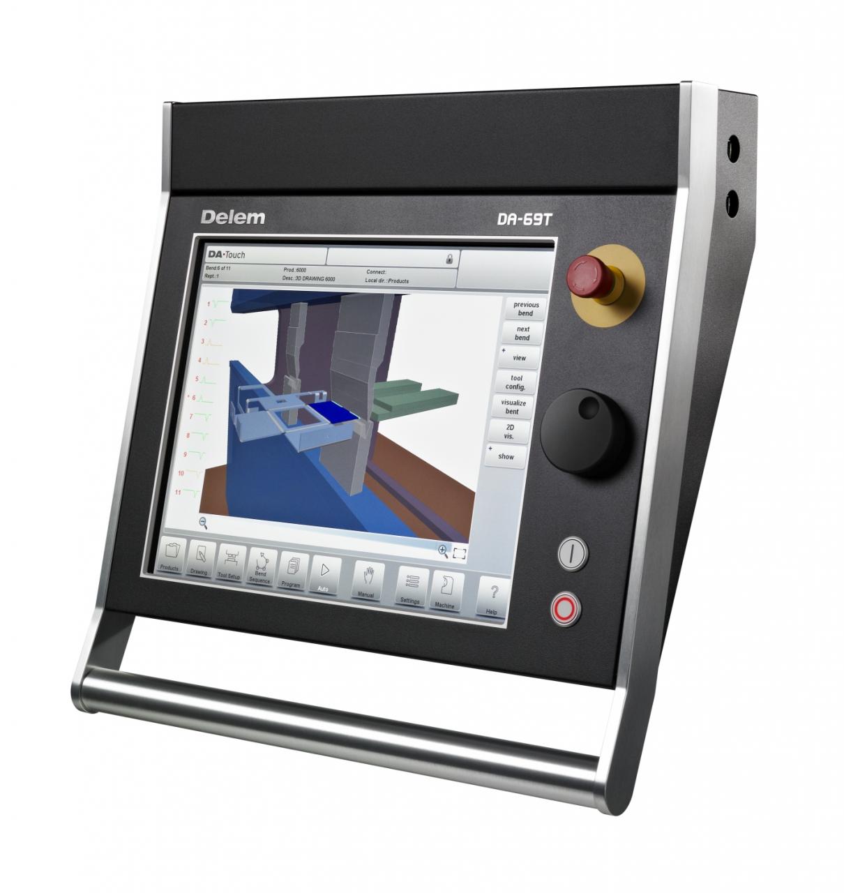 Da-66t Controller Cnc Hydraulisk kantpresse Pris Med 3d Touch Screen System