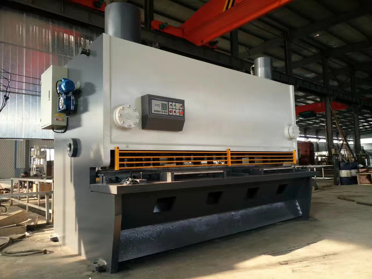 Guillotine Hydraulic Shearing Machine Price Sheet Metal Qc11y-12x4000 Guillotine hydraulisk klippemaskine Pris Metalplade Qc11y-12x4000
