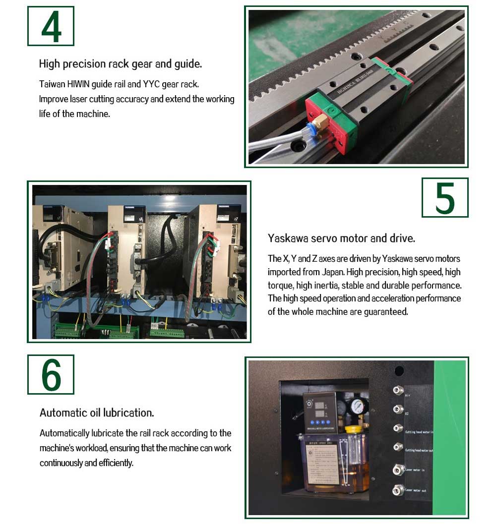 Høj præcision 1000w fiber laser skæremaskine pris