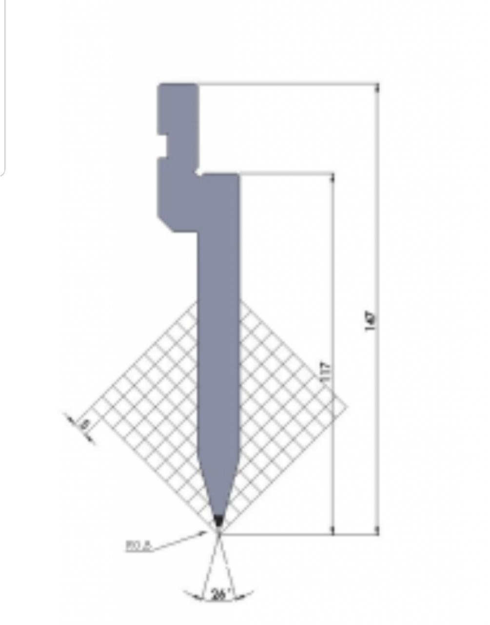 Hydraulic Press Brake Of 130t/3200mm 4+1 Axis Delem Da53t Cnc Press Brake Hydraulisk kantpresse på 130t/3200 mm 4+1 akse Delem Da53t Cnc kantpresse