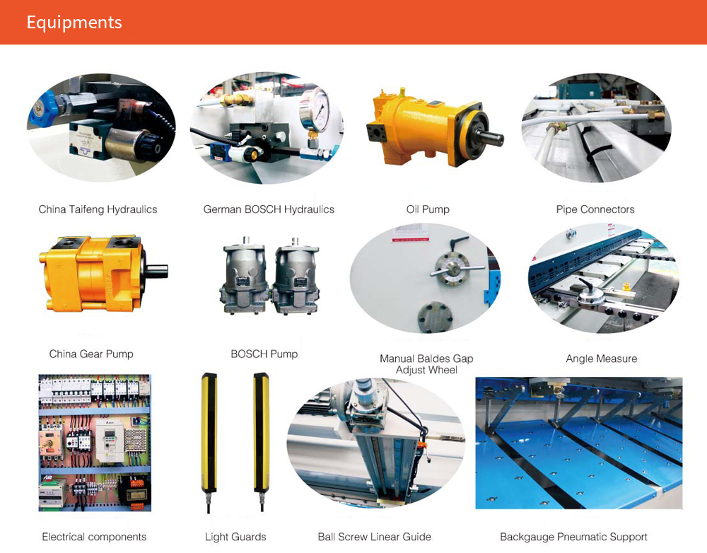 QC11K 10 12 16 mm 3200 4000mm Metal Guillotine Shear CNC Guillotine Shearing Machine QC11K 10 12 16 mm 3200 4000 mm Metal Guillotineskærer CNC Guillotineskæremaskine
